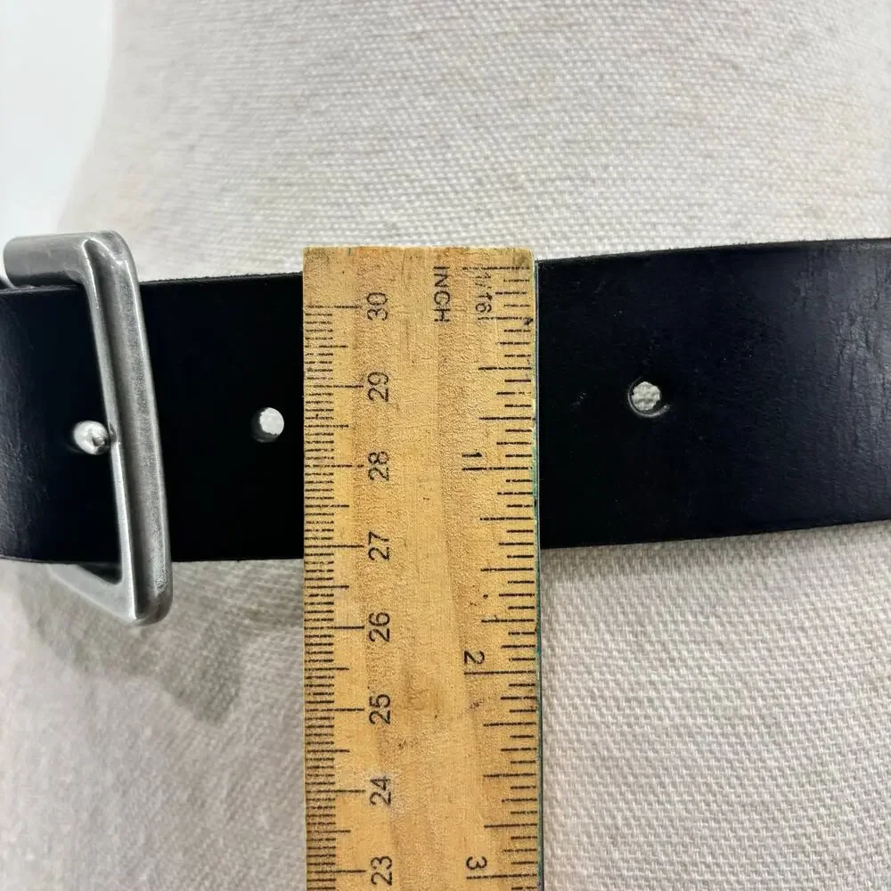 American Eagle Men's Size 30 Black Genuine Leather Casual Belt